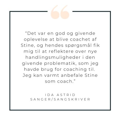 Ida Astrid testimonial
